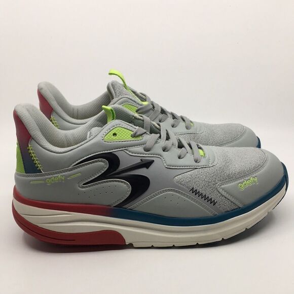 Gravity Defyer Gdefy Energiya Athletic Walking Sneakers, M 11.5 Gry/Red/Blk/Grn - Picture 1 of 16